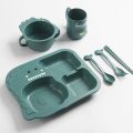 【Universal Car Parts Store】(New) dinosaur dinner plate set dinosaur party supplies set food bowl. 