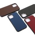 For iPhone 11 Carbon Fiber Skin PU + PC + TPU Shockprof Protective Case. 