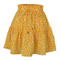 amazon women's high waist fashion print skirt shein style small floral leopard print a-line skirt women. 