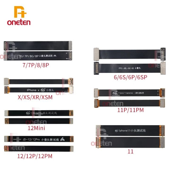 Test Front Back Small Camera Tester Extension Extend Flex Cable For iPhone X XS XR XSM 6S 7 8 Plus 11 Pro Max 14 Test Flex Cable