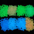 50/100pcs Colorful Outdoor Glow-in-the-Dark Garden Luminous Stones for Potted Plants Outdoor Pathways, Weddings & Festivals.