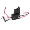 DC 7.2 V - 24 V 16A Electric Drill Control Switch Cordless Trigger Switch with Small Light for Power Tool.