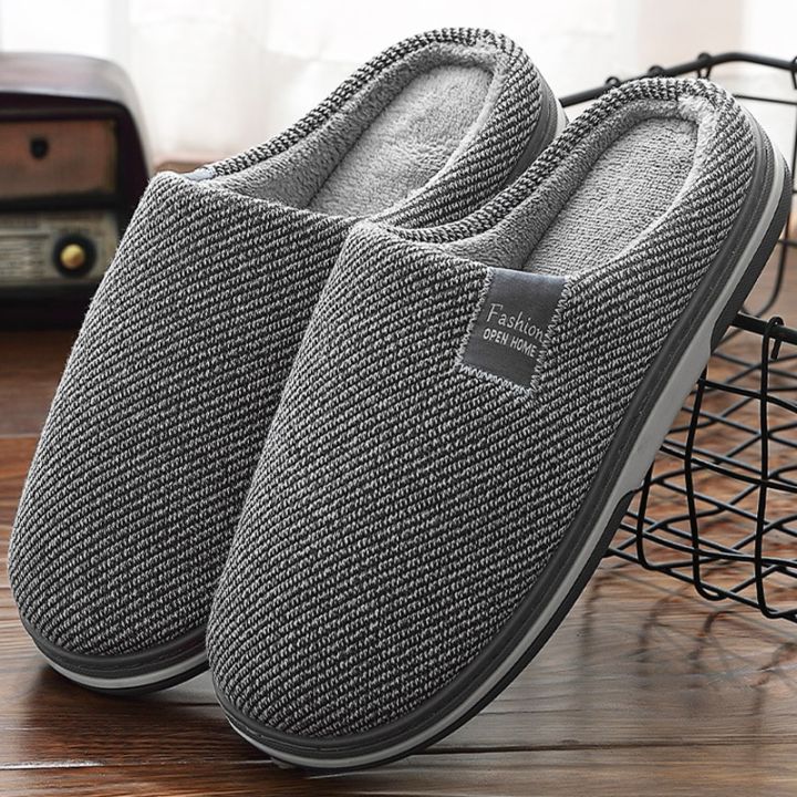 Men's%20Slippers%20Memory%20foam%20Slippers%20for%20home%202022%20Winter%20Non-Slip%20Male%20House%20Shoes%20Stripe%20Unisex%20Indoor%20Slippers%20Soft%20Plus%20Size%20-%20Image%205