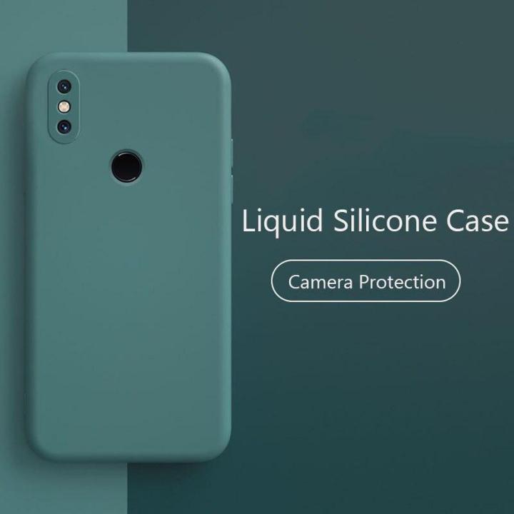 For Xiaomi Mi A2/6X Soft Liquid Silicone Phone Casing Shockproof Luxury Cover (Back Case Cover For Smartphone)