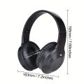 Fashion Popular Khaki Wireless Headphones, Head-mounted Folding Portable Sports Wireless Earphones, Mobile Phone Gaming Wireless Headphones, HIFI Music Headset. 