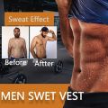 Men Sauna Suit Heat Trapping Shapewear Sweat Body Shaper Vest Slimmer Sweatshirts Compression Thermal Tops Fitness Workout Shirt. 