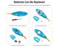 Cat Interactive Electric Fish Water Toy for Indoor Play Swimming Robot Fish Toys for Cat Dog Pet Baby Swimmer Bath Robofish Toys.