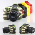 Soft Silicone Armor Skin Case for Nikon D7100 D7200 Rubber Camera Bag Body Cover Protector Skin. 