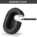2pair Ear Cushions Memory Foam Earpads Cover Ear Pads for ATH M50X Fits Audio Technica M40X M30X M20 Brown & Black.