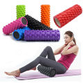 Yoga Foam Roller for Muscle Massage and Myofascial Trigger Point Release - Purple.