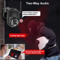 V380 Pro Wifi Security Waterproof Outdoor Surveillance Camera Wifi Motion Detection Smart PTZ Camera - HD 1080p Video and Night Vision. 