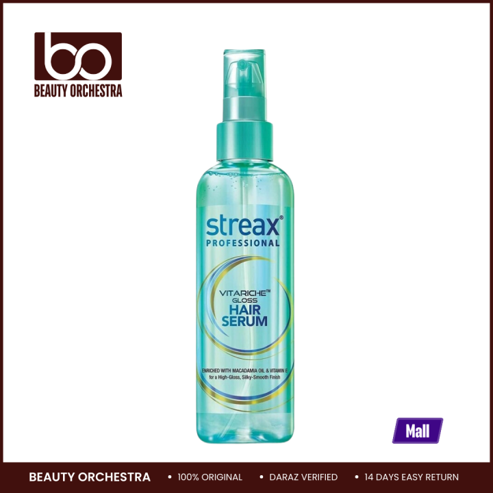 Streax Professional Vitariche Gloss Hair Serum - 45ml (Indian)