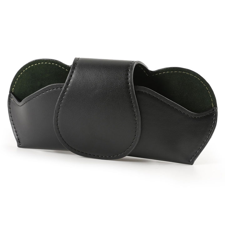 Car Sunglasses Case Magnetic Eyeglasses Holder For Car Leather Eyeglasses Case Glasses Storage Box Sunglasses Holders For Car