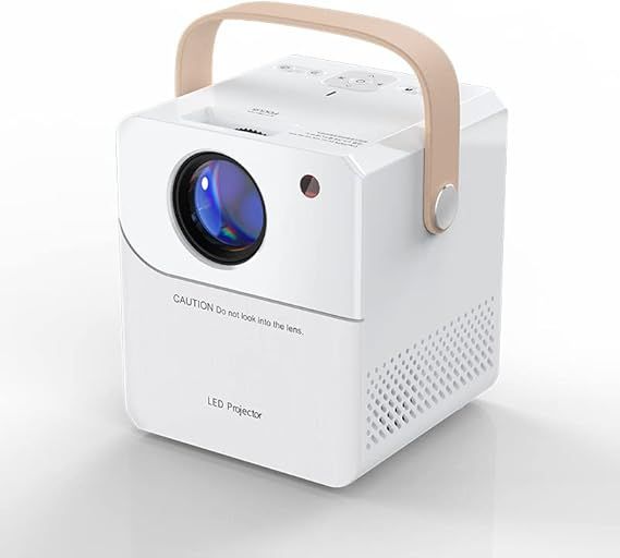 Mini Portable Projector, WiFi & Bluetooth Outdoor Home Theater Movie Projector, with 360 Degree Surround Sound, 150 Inch Picture, Compatible with HDMI, USB, AV GY 370