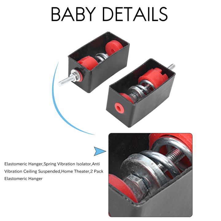Elastomeric%20Hanger%20-%20Spring%20Vibration%20Isolator%20-%20Anti%20Vibration%20Ceiling%20Suspended%20Mounted%20-%20Studio,%20Home%20Theater%20(2%20Pack)%20-%20Image%203