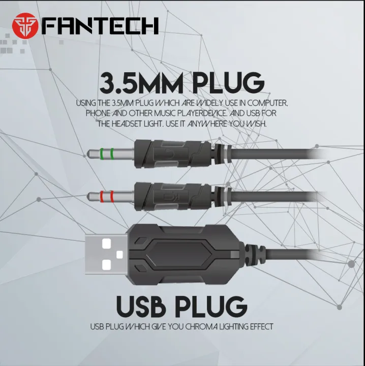 FANTECH%20HG20%20CHIEF%20II%203.5MM%20Plug%20RGB%20Gaming%20Headset%20Wide%20Sound%20Field%20Volume%20Adjustment%20Earphones%20With%20Microphone%20For%20PS4%20PC%20Player%20Gamer%20Headphone%20-%20Image%208