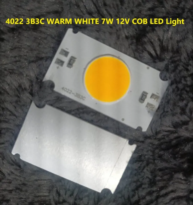 3Pcs - 4022 3B3C COB LED WARM WHITE 7W 12V COB LED Light Chip Size 40× ...