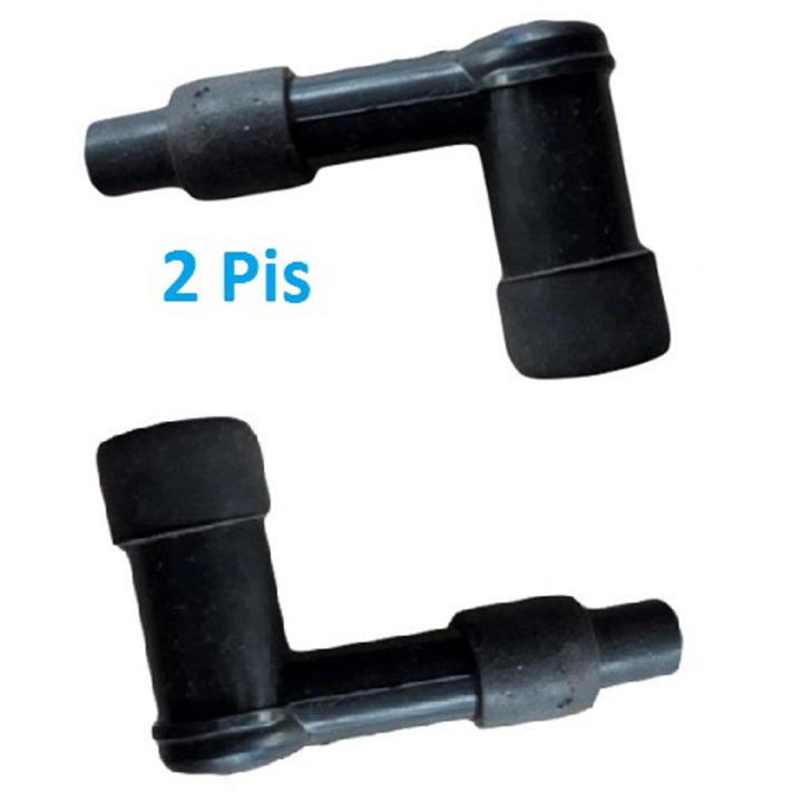 Black Rubber Motorcycle Spark Plug Cap, For Bike, Motorcycle