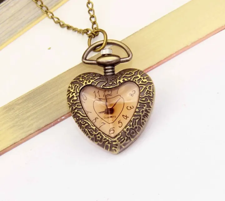 Vintage%20Small%20Dial%20Quartz%20Pocket%20Watch%20for%20Men%20Women%20Transparent%20Amber%20Heart%20Fob%20Chain%20Pendant%20Necklace%20Clock%20for%20Ladies%20Gift%20-%20Image%205