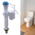 Universal Toilet Fill Valve, Replacement Bathroom Accessories Easy Install High Performance Bottom Siphon Fill Float, Toilet Flush Valves. 