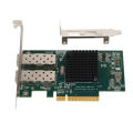 PCIe Network Card Dual 10G SFP I/O Virtualization IEEE802.3 1000BASE SX LX Server Network Adapter for Win System. 