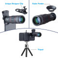 APEXEL 18X25 Monocular Zoom Telephoto Mobile Phone Lens With Tripod For Camping Tourism Portable Spotting Scope Mini Telescope.