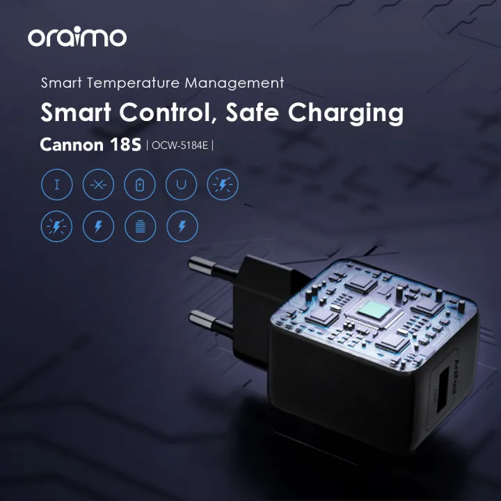 oraimo%20Cannon%2018S%20oraimo%20Cannon%2018S%2018W%20Wall%20Charger%20Kit%20(OCW-5184E)%20-%20Image%205