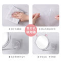 Suction wall folding vanity mirror Cute cartoon cat ears self-adhesive wall mirror Telescopic rotating bathroom mirror. 