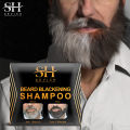 SEVICH 5Mins Blackening Beard Shampoo Dye Beard Into Black-1Box/10Pcs. 