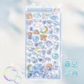 Cartoon 3D Sticker. 