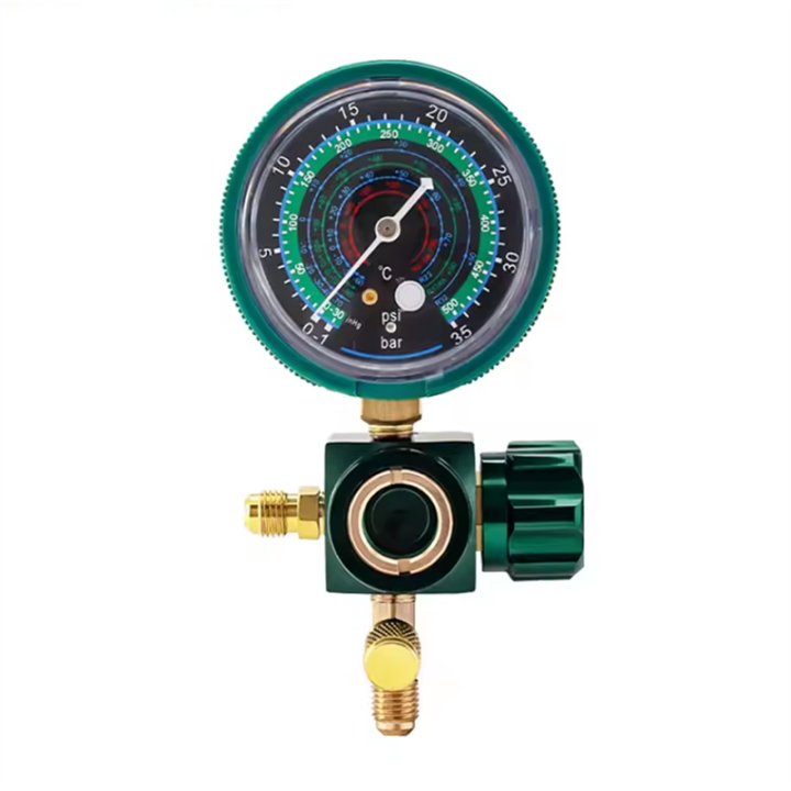 Air Conditioner Refrigerant Adding Tool Fluorine Pressure Form Gauge ...