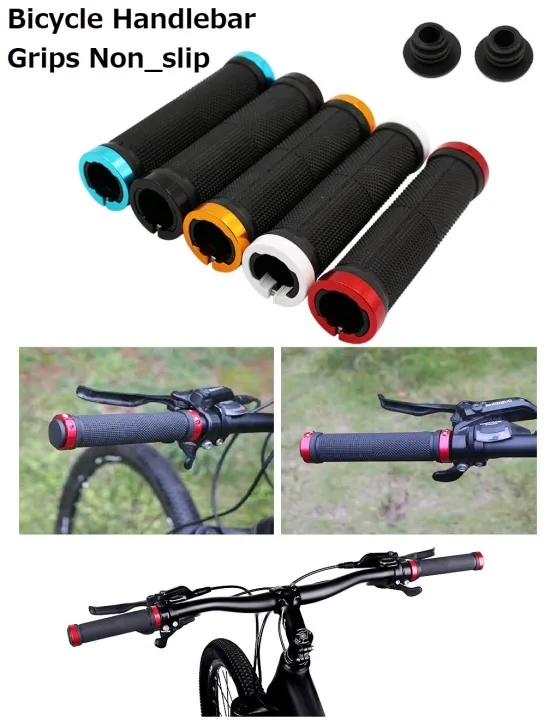 Veloce/Core/Wissco%20Bicycle%20Handle%20Bar%20Grips%20Durable%20Anti-slip%20Soft%20Rubber%2020%20-%2022.5mm%20-%20Image%202