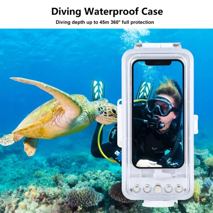 PULUZ%2045m/147ft%20Waterproof%20Diving%20Case%20Underwater%20Photography%20Replacement%20for%2013.0%20or%20Above%20-%20Image%208