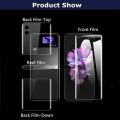 Soft Full Cover Screen Protector for Samsung Galaxy Z Flip 3 5G Front + Back Membrane Flexible Hydrogel for Z Flip3 5G Protective Film. 