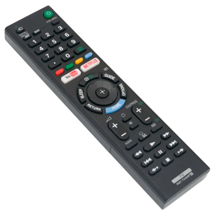 Orignal Sony Remote Compatible with Sony Bravia / Smart Tv Remote RMT-TX301P, RMT-TX202P, RMT-TX300P Remote (Your Old Remote Must be Exact Same)
