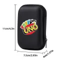 UNO Travel Zipper Case Carry Board Game Cards Storage Package For Kids Fan Entertainment Card Holder Mini Bag.