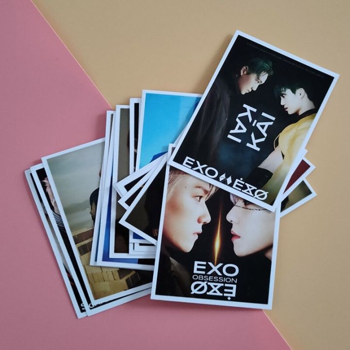 16Pcs/Set%20KPOP%20EXO%206th%20Album%20OBSESSION%20Photo%20Card%20Lomo%20Card%20Poster%20Photocard%20Photo%20Card%20Fans%20Gift%20Collection%20Stationery%20Set%20-%20Image%205