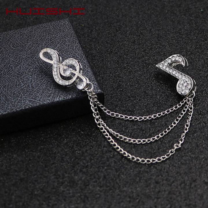 Rhinestone%20Musical%20Note%20Brooch%20For%20Men%20Suit%20Fashion%20Accessories%20-%20Image%202