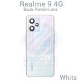 For Realme 9 4G RMX3521 Side Frame + Back Panel Housing + Camera Glass Back shell Replacement Spare Parts.
