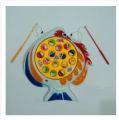Fishing Toy/Fishing Board Game Toy for Kids/Fishing Fish Game(15 Fishes,2 Players).