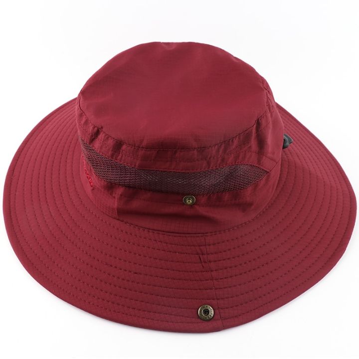 【beauty code store】CAMOLAND Summer UPF 50+ Sun Hat Color Women Casual Beach Female Breathable Bucket Hats Outdoor Hiking Cap