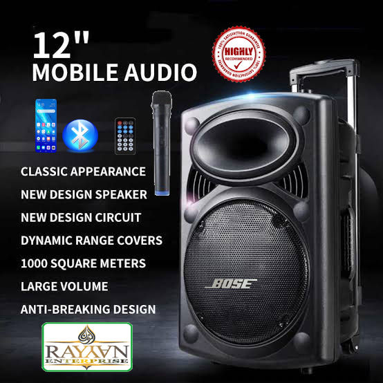 Microphone,%20%20Wireless,%20%20Bluetooth,%20Rechargeable%2012"%20Speaker%20with%20Portable%20Trolley%20music%20instruments%20disc%20jockey%20Sound%20box%20-%20Image%207
