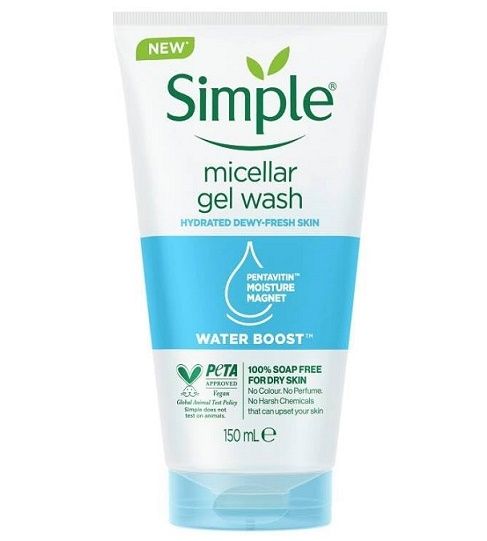 Simple%20Water%20Boost%20Micellar%20Facial%20Gel%20Wash%20150ml%20(UK)%20-%20Image%202