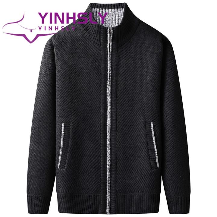 Men Knitted Jacket Loose Knitting Cardigan Coat Outerwear Daraz