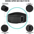 GOMOREON 1Pcs Fitness Workout Belt Proper Weight Lifting Form - Lower Back Support for Squats, Deadlifts, Cross TrainingSupports & Braces.