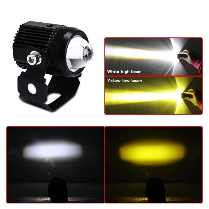 Motorcycle%20Or%20Car%20Mini%20Drivig%20Fog%20Light%201%20Pcs%202%20Colour%20White%20And%20Yellow%20and%20flash%20-%20Image%202