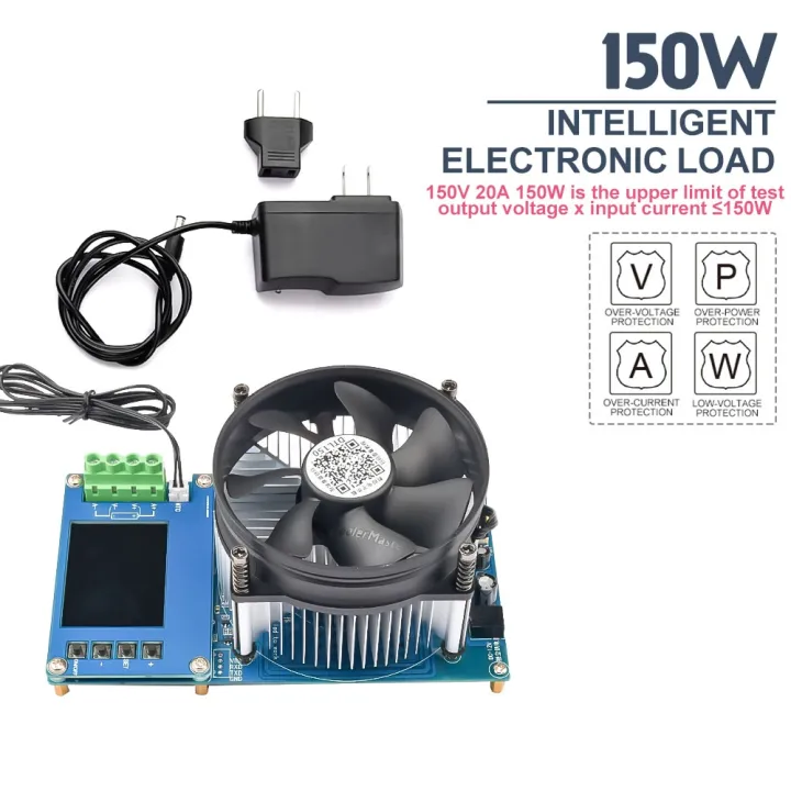 150W%20Digital%20Battery%20Capacity%20Tester%20Voltmeter%20Adjustable%20Constant%20Current%20Electronic%20Load%20Charger%20USB%20Ameter%20meter%20Indicator%20-%20Image%204