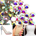 1440pcs 2mm DIY Beads Rhinestone Flat Back Bead Charm Rhinestones Glitter Beads Mystic.