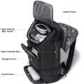 BANGE - 7216 Plus 35L Travel Backpack with Antitheft Lock & Charging Port | 1-Year Official Warranty by TRONZZ. 