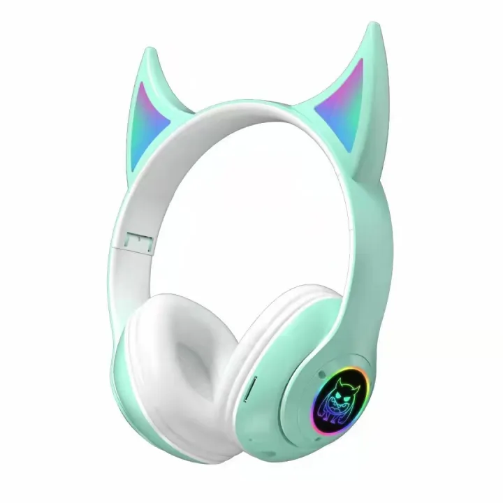 Cross-border%20STN25%20Bluetooth%20Headset%20Beautiful%20Girl%20Demon%20Wireless%20Sports%20Game%20Luminous%20Folding%20Card%20Manufacturers%20-%20Image%202